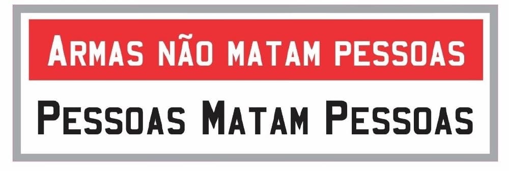 Armas não matam pessoas, pessoas matam: uma falácia que ignora a causa próxima